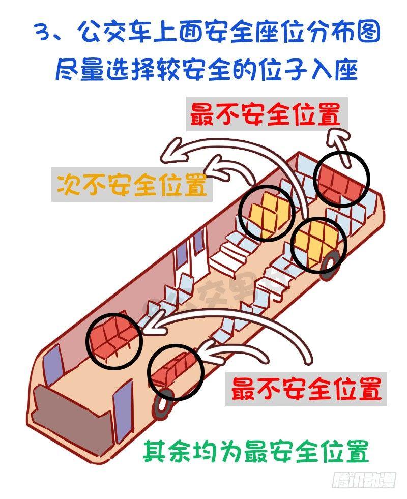 🍸公交男女爆笑漫画 必须知道的公交安全常识 第4页