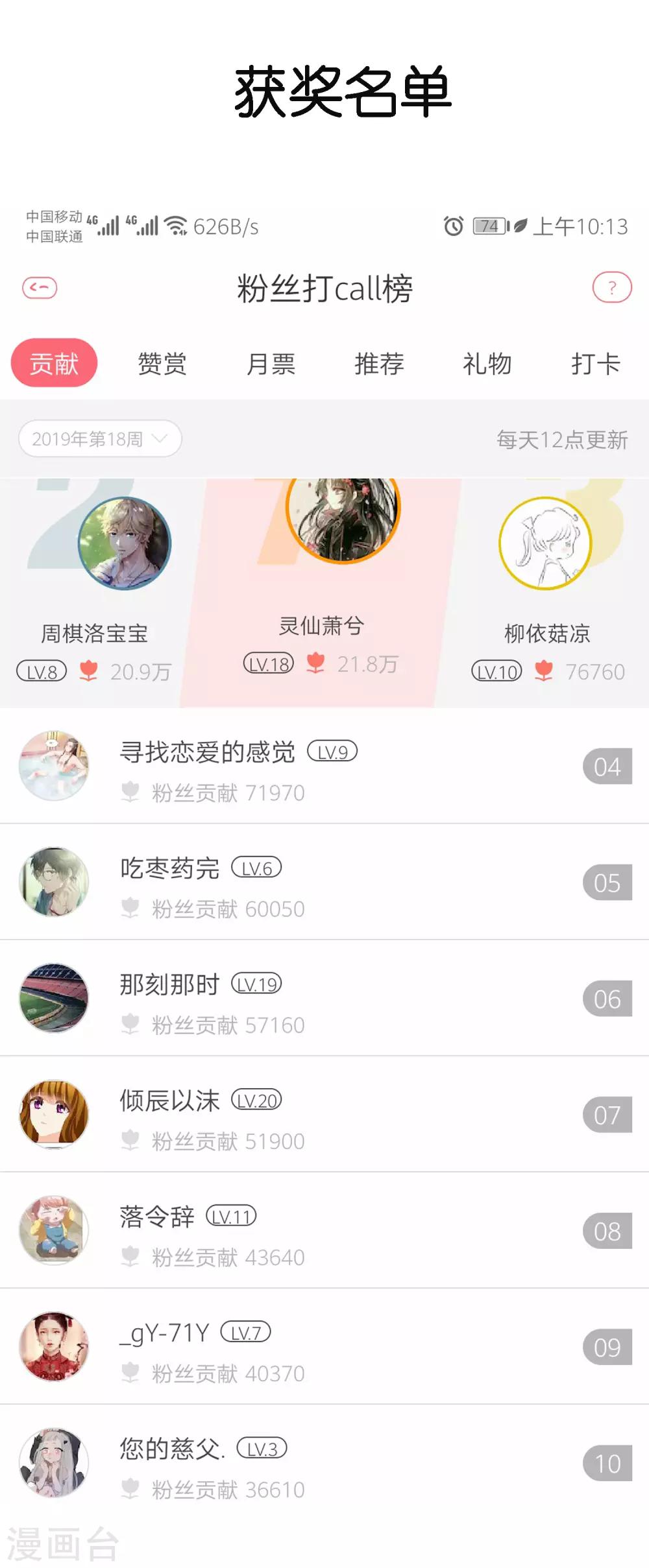 五一获奖名单-第43话