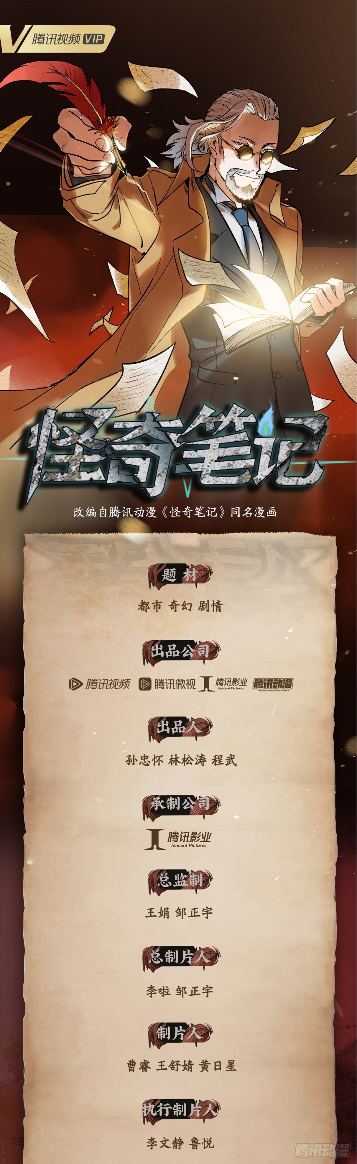 🍸怪奇笔记 《怪奇笔记》漫改进行中！ 第1页