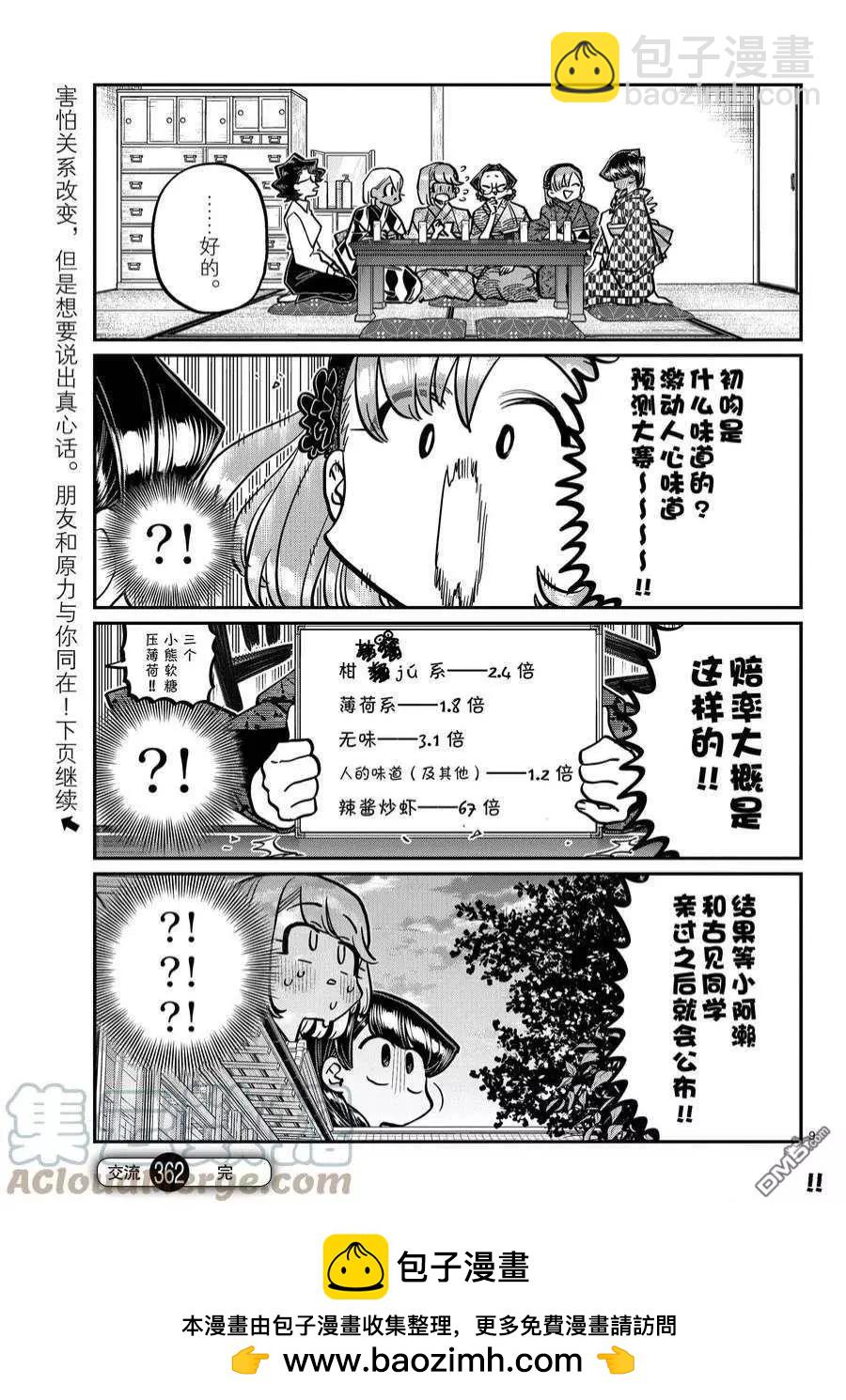 🍸古见同学是沟通鲁蛇。 第362话 第9页