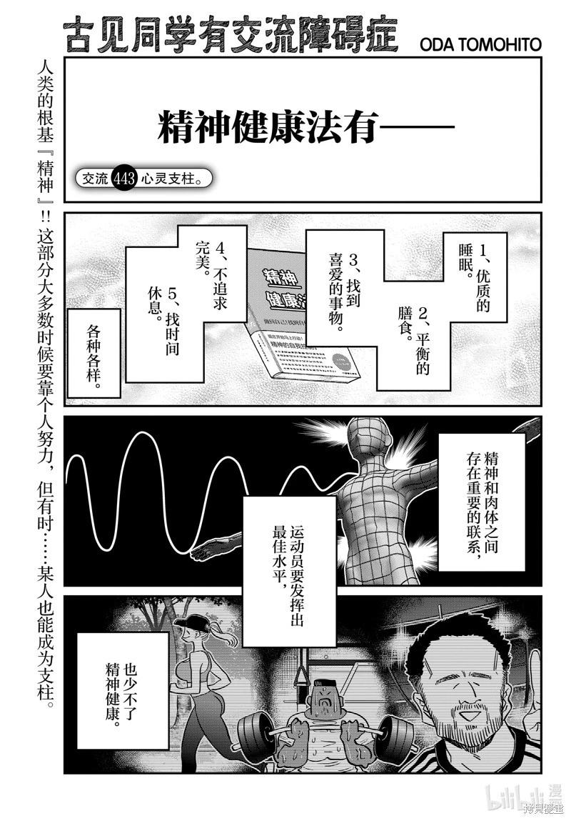 🍸古见同学是沟通鲁蛇。 第443话 第1页
