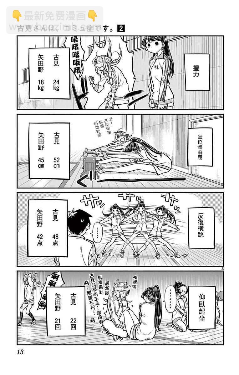 🍸古见同学有交流障碍症 第21话 体力测试 第3页