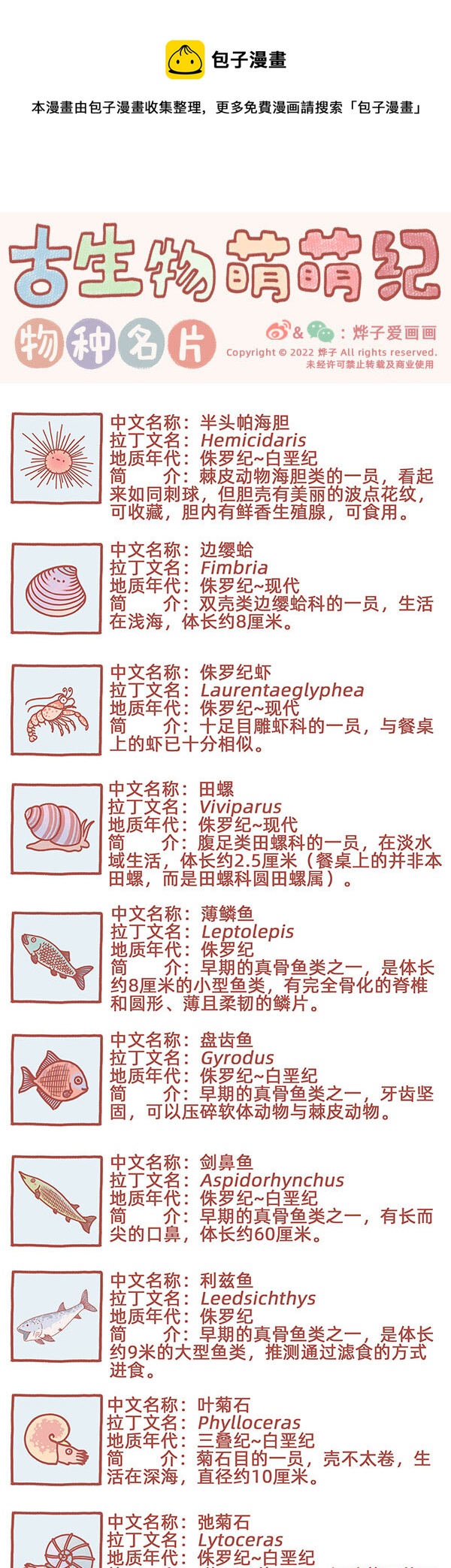 物种名片 侏罗纪5-第179话