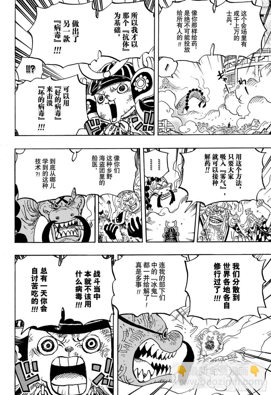 🍹航海王 第1007话 狸猫医生 第10页
