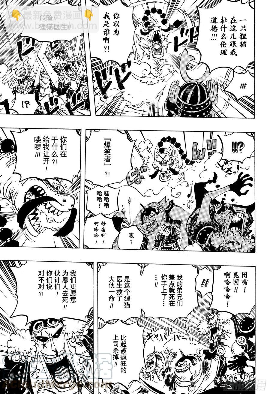 🍹航海王 第1007话 狸猫医生 第11页
