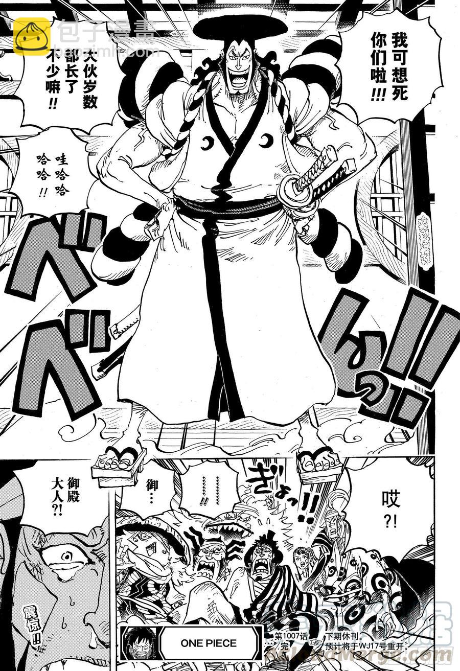 🍹航海王 第1007话 狸猫医生 第17页
