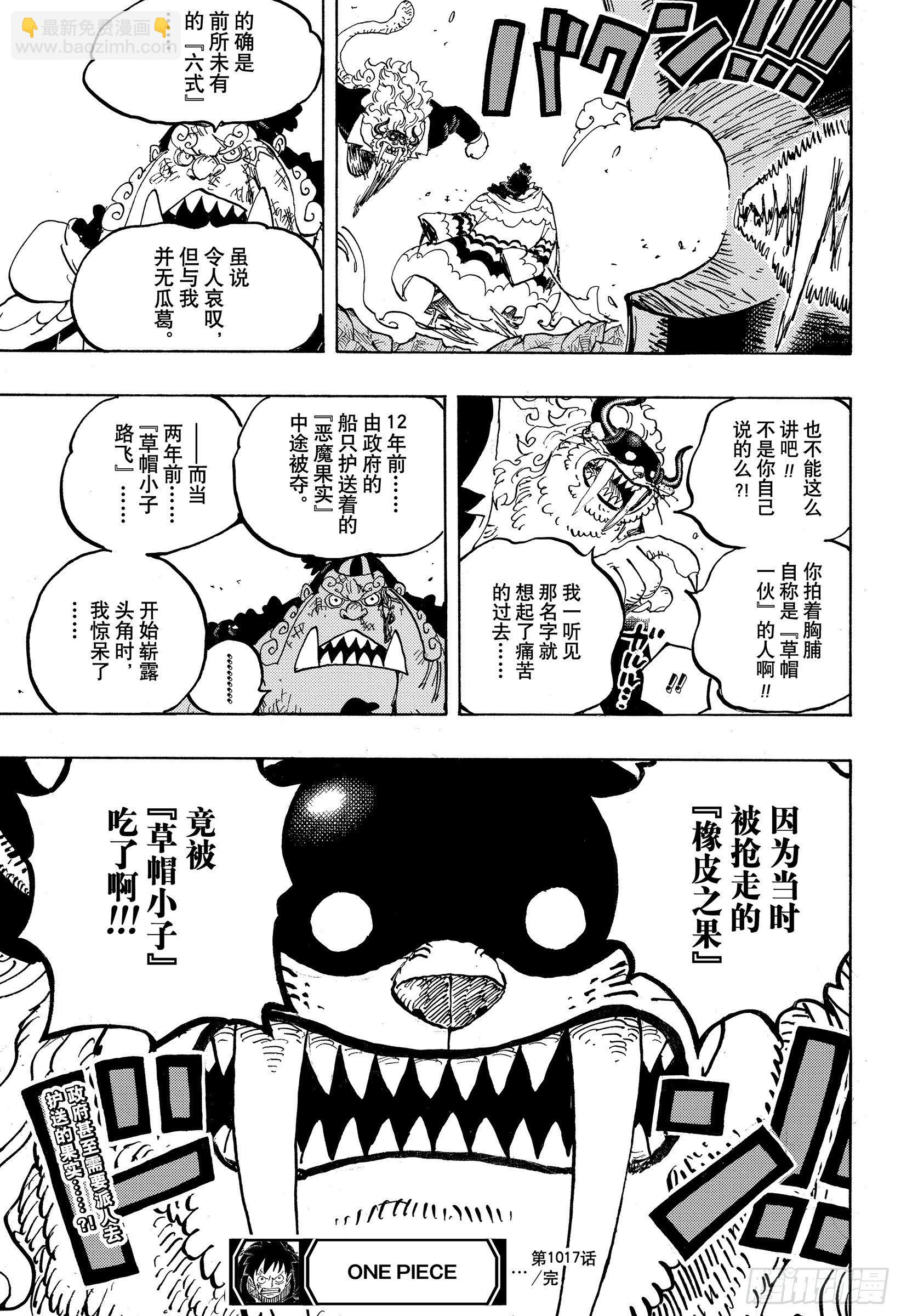 🍹航海王 第1017话 号令 第17页