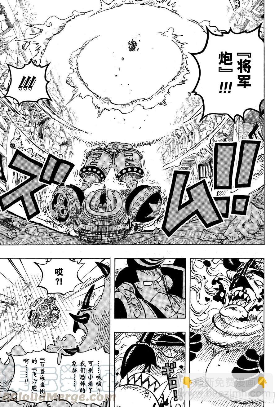 🍹航海王 第1019话 直升机角龙 第15页