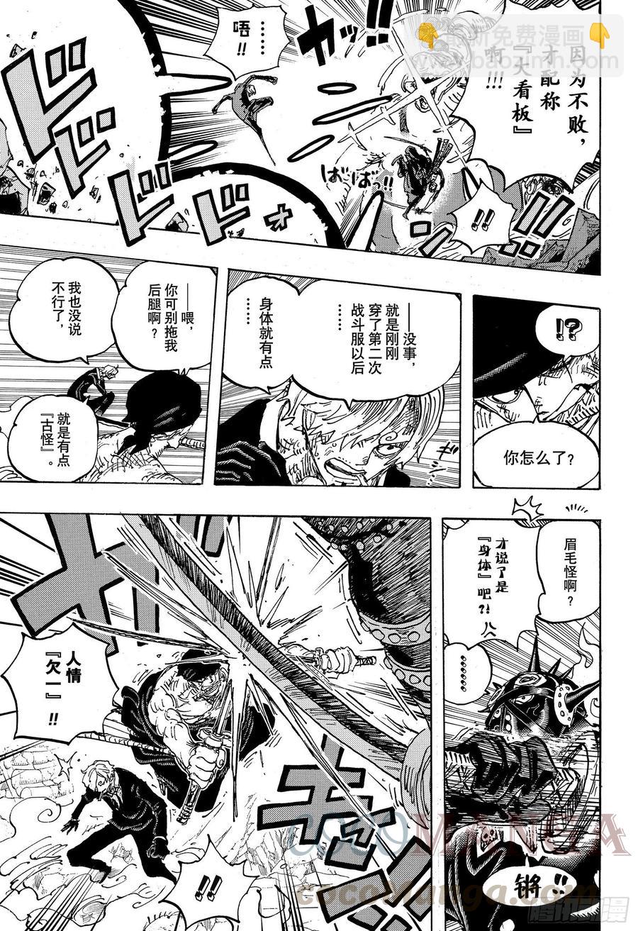 🍹航海王 第1023话 一模一样 第5页