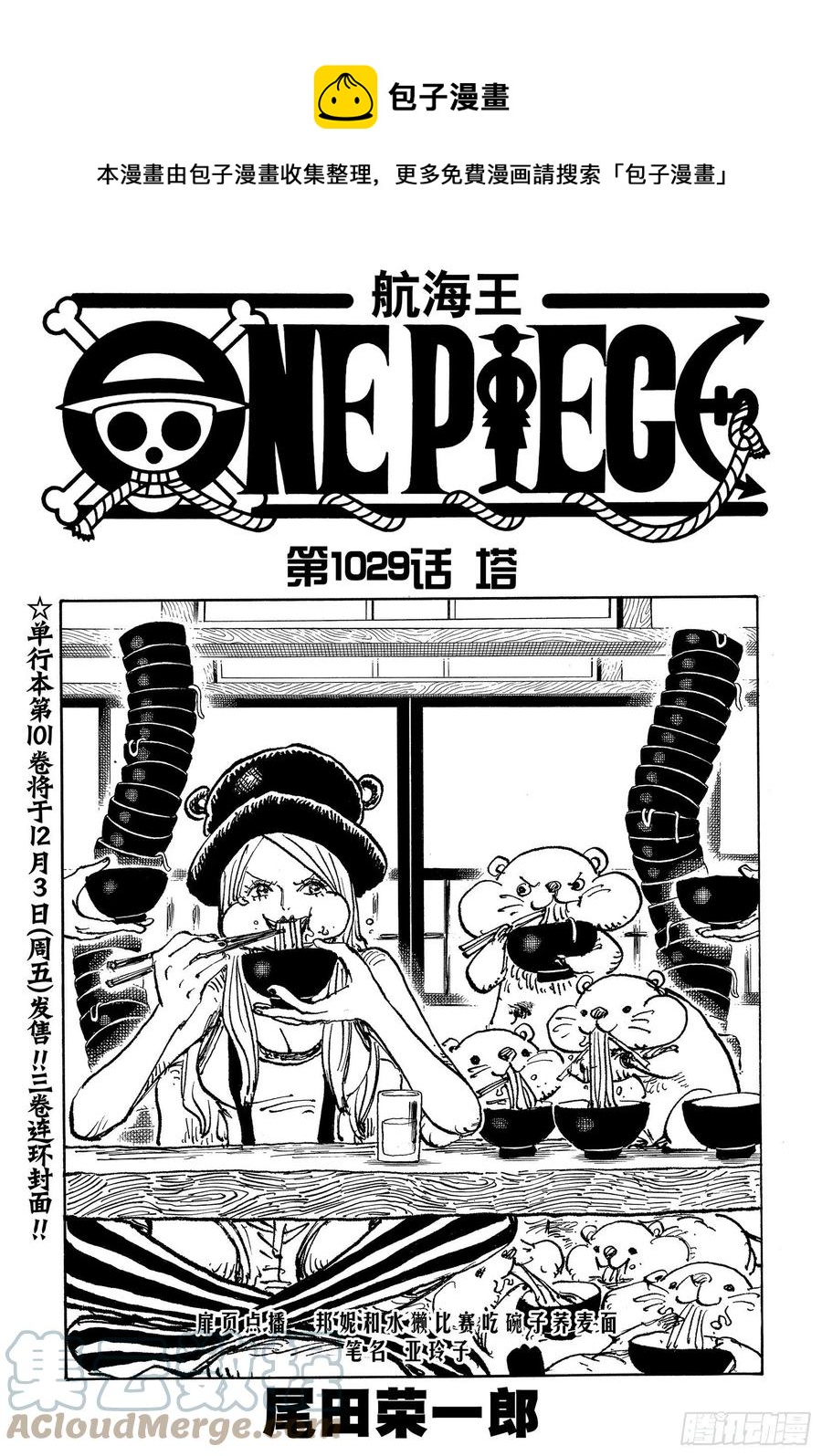 🍹航海王 第1029话 塔 第1页