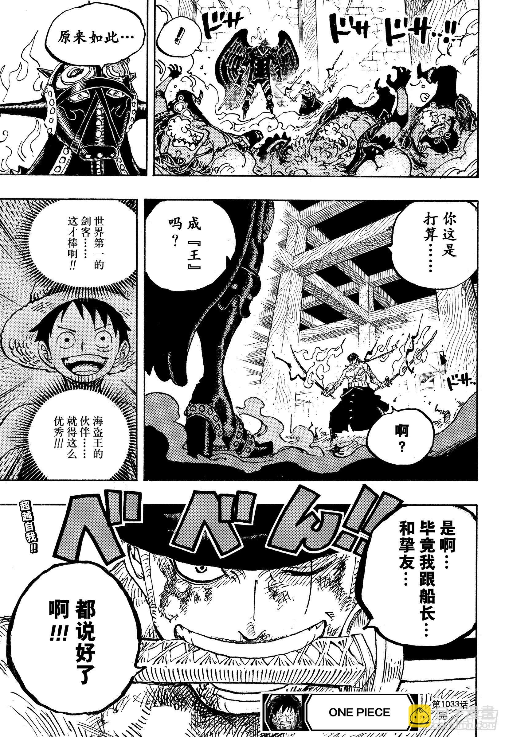 🍹航海王 第1033话 霜月耕三郎 第17页