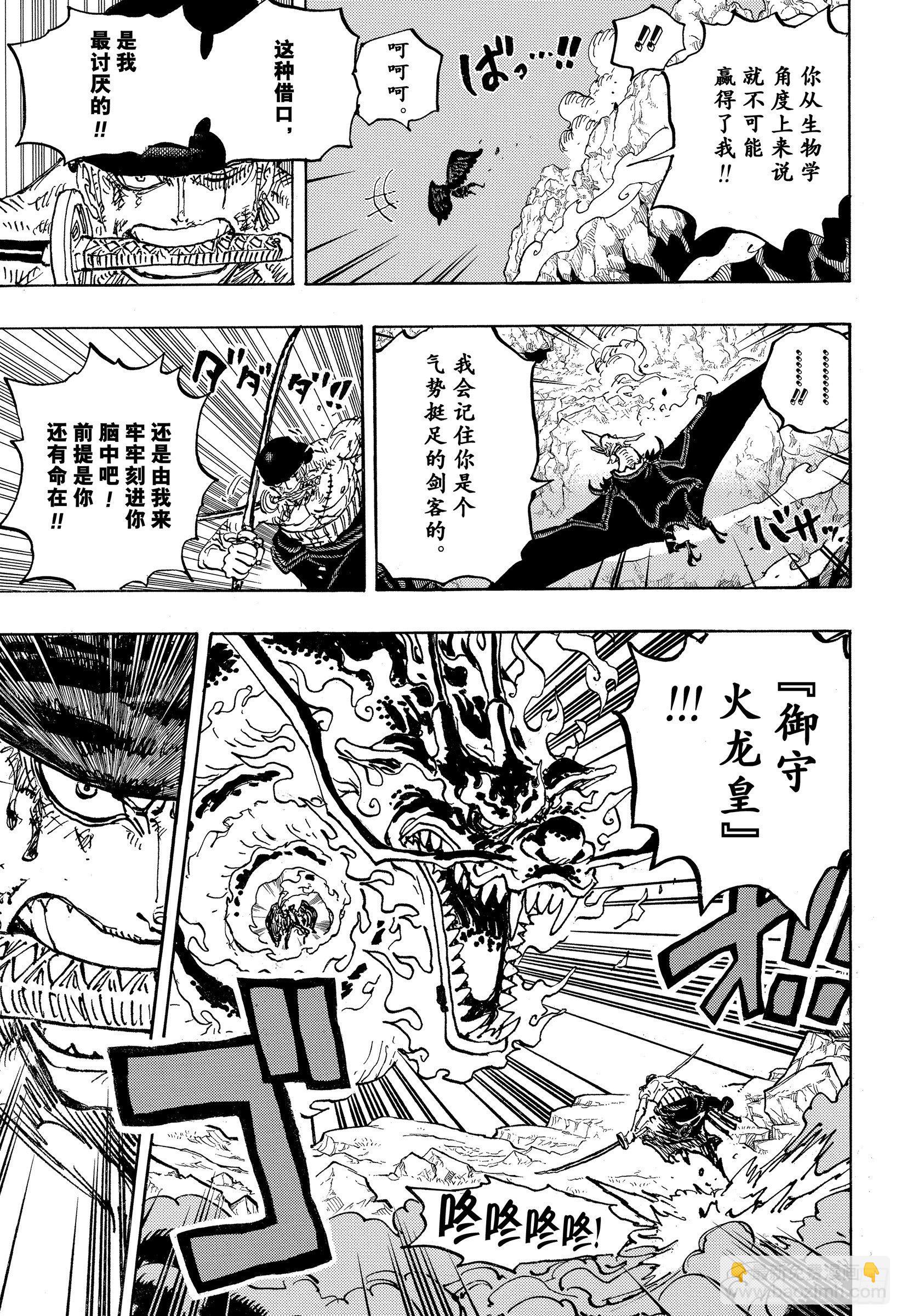 🍹航海王 第1035话 佐罗VS烬 第15页