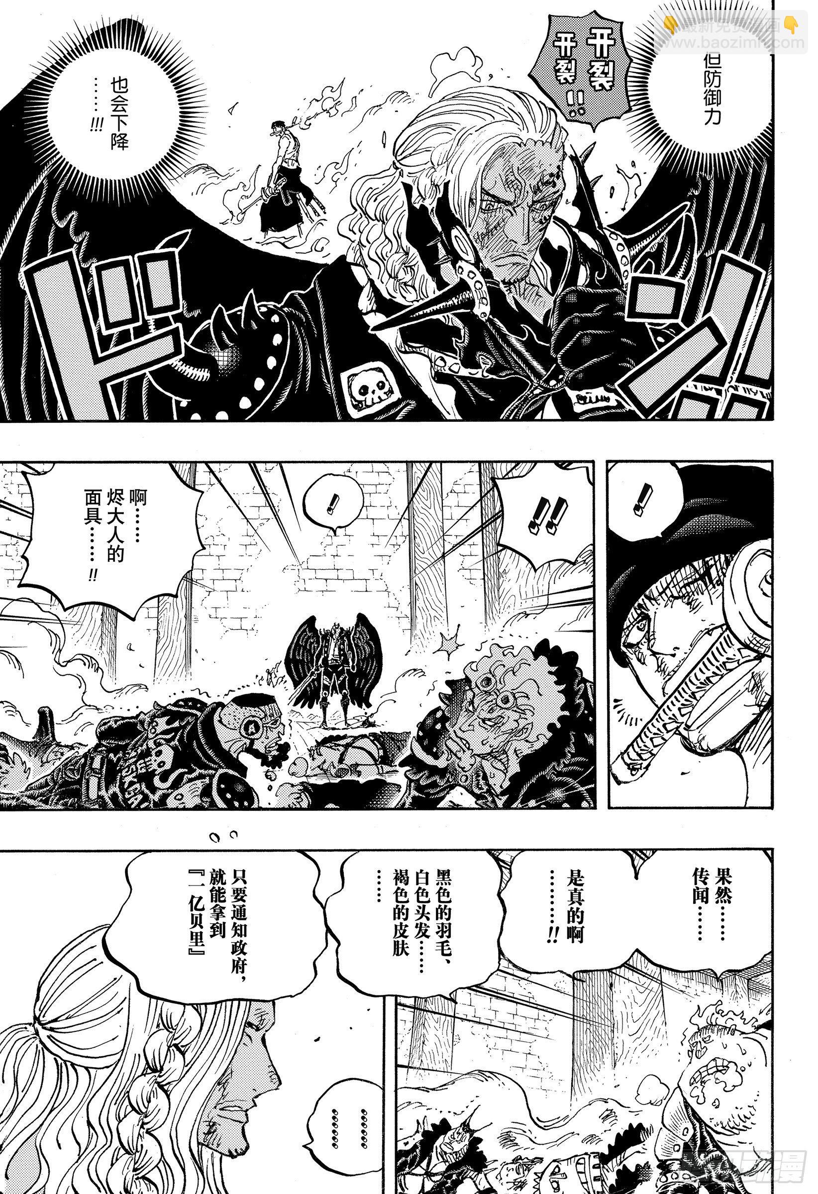 🍹航海王 第1035话 佐罗VS烬 第5页