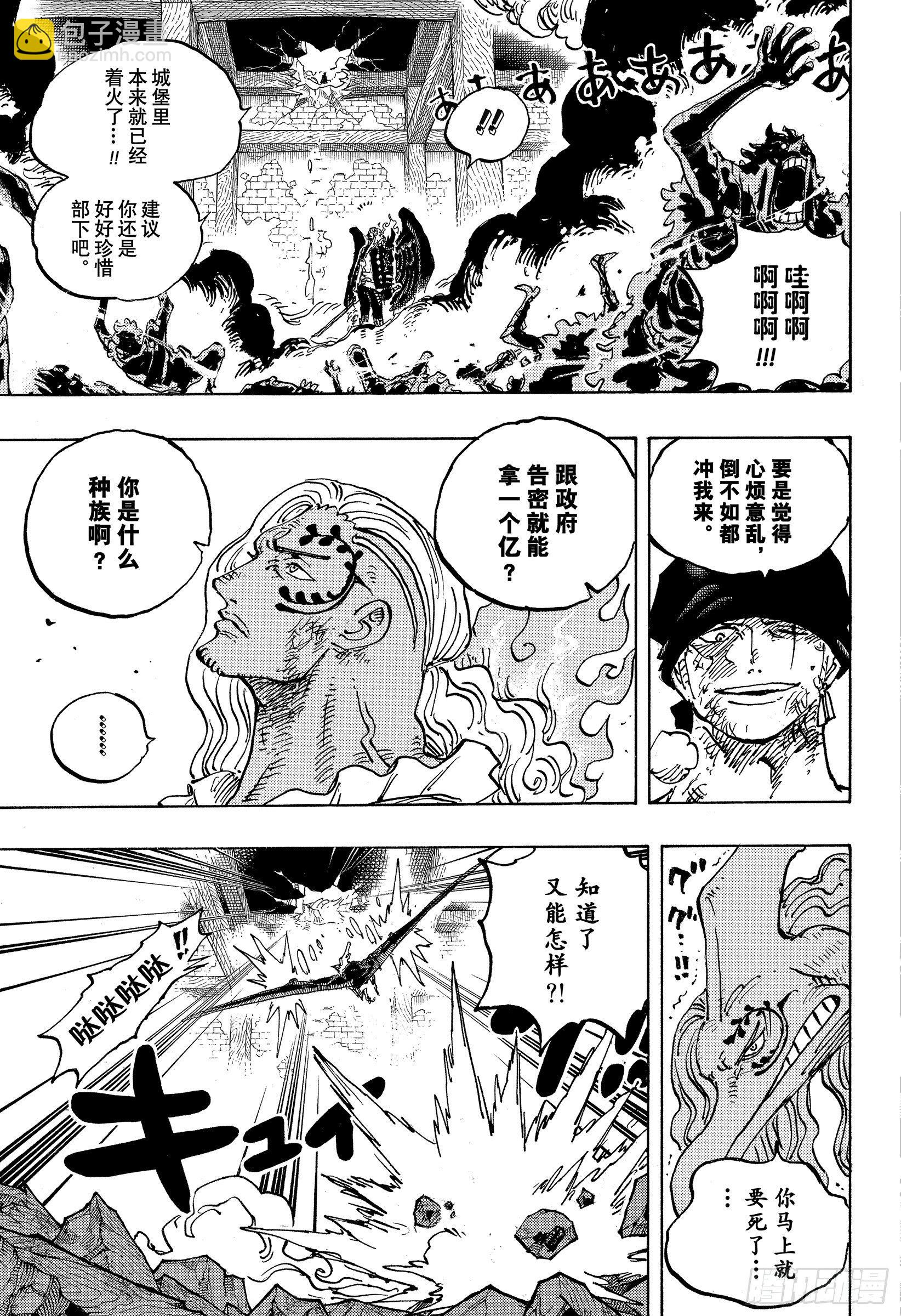 🍹航海王 第1035话 佐罗VS烬 第7页