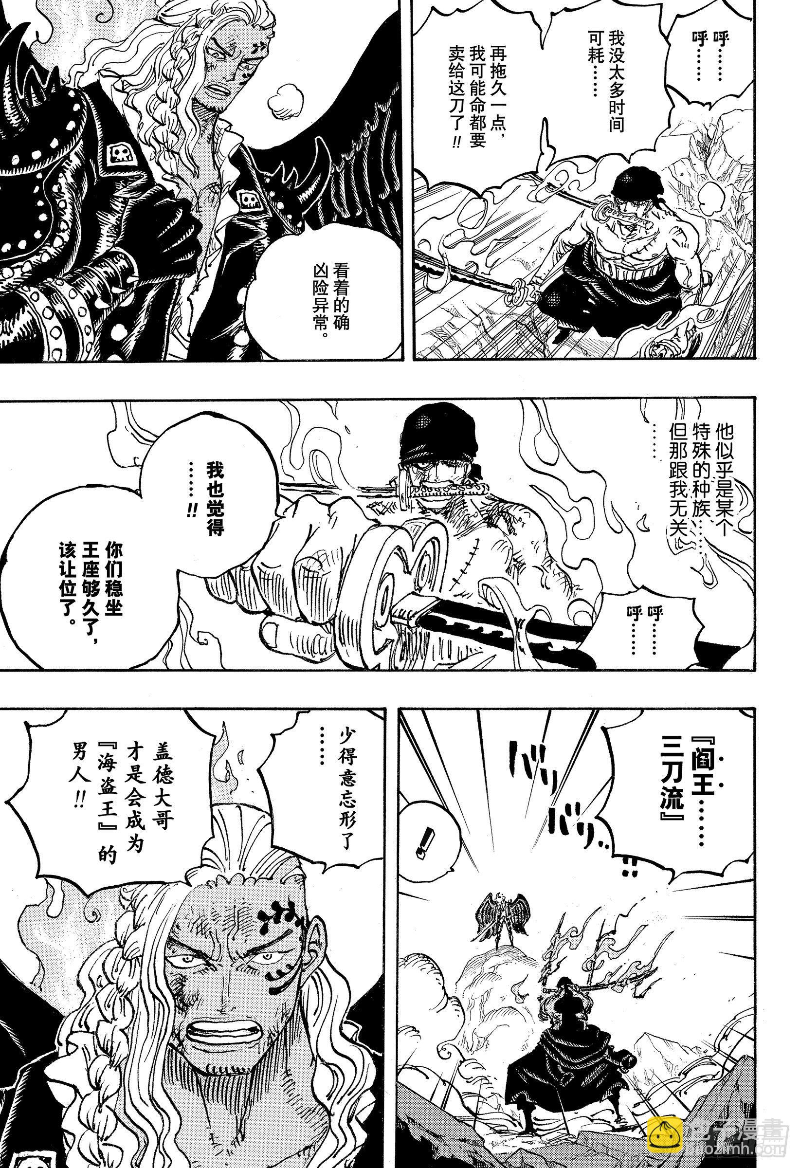 🍹航海王 第1035话 佐罗VS烬 第9页