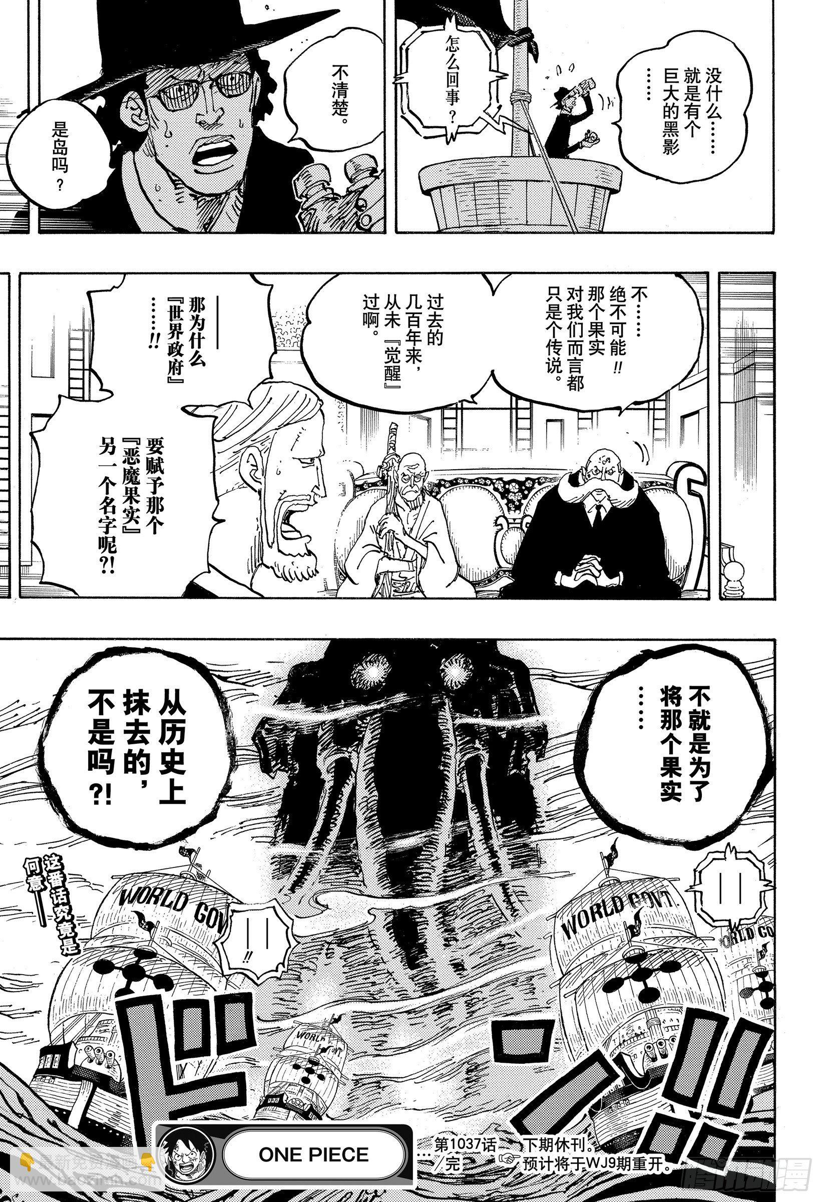 🍹航海王 第1037话 酒龙八卦 第17页