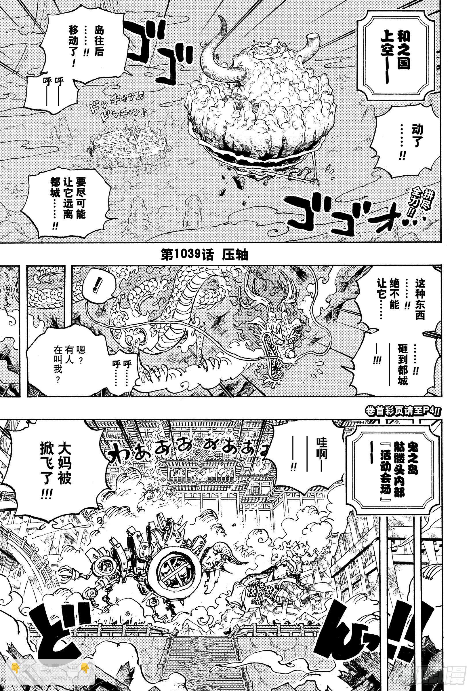 🍹航海王 第1039话 压轴 第3页