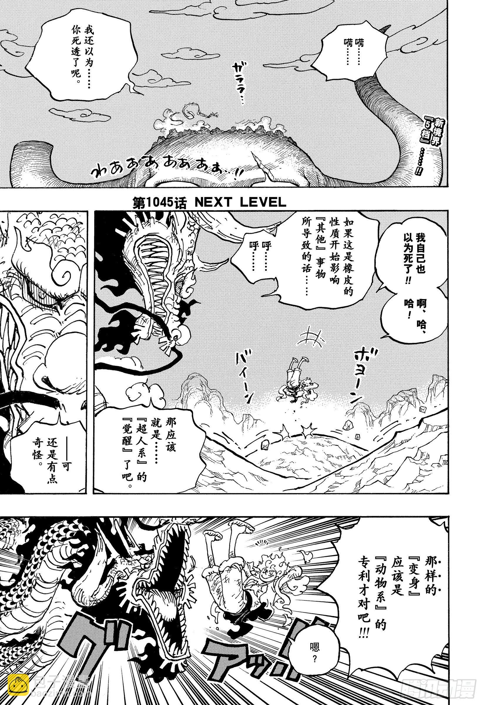 🍹航海王 第1045话 NEXT LEV 第3页