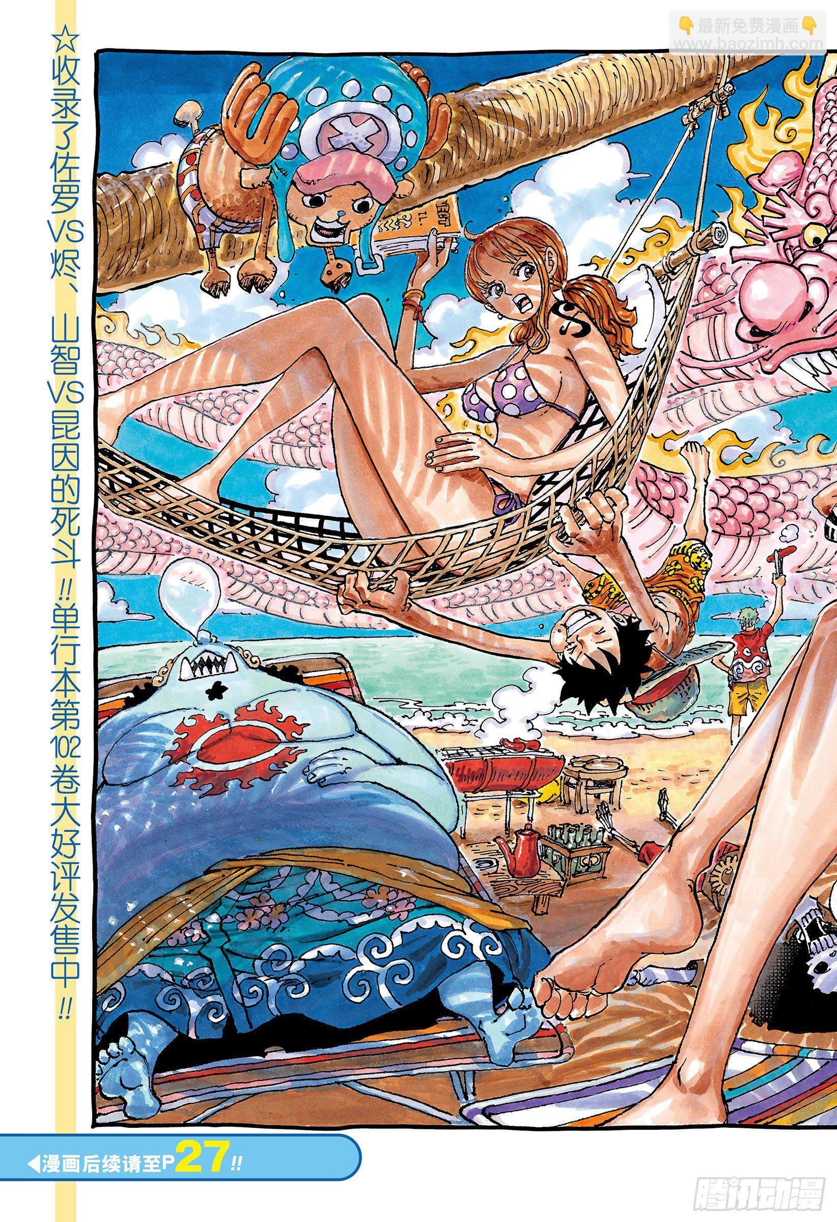 🍹航海王 第1047话 都城的天空 第2页