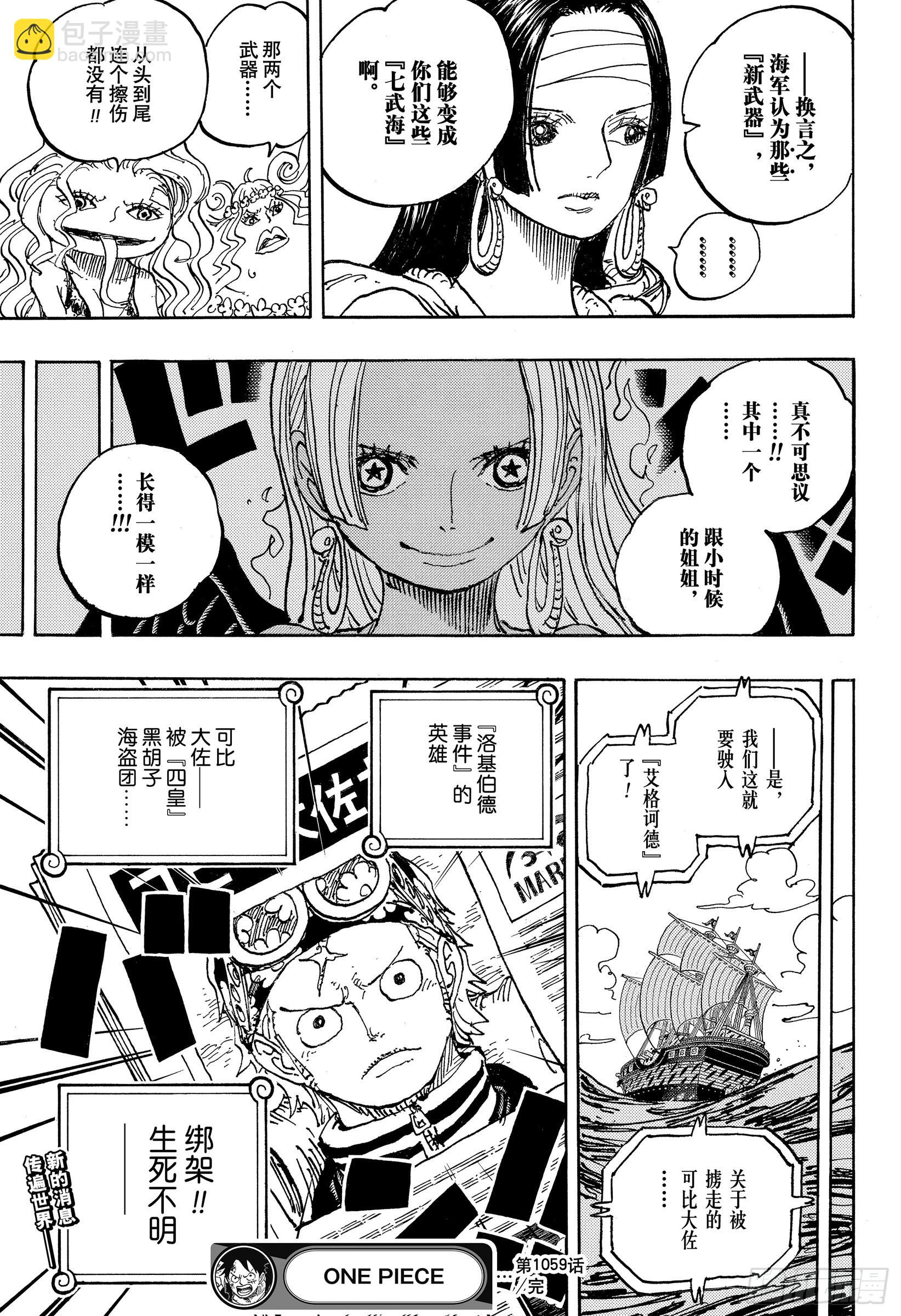 🍹航海王 第1059话 可比大佐的事件 第17页