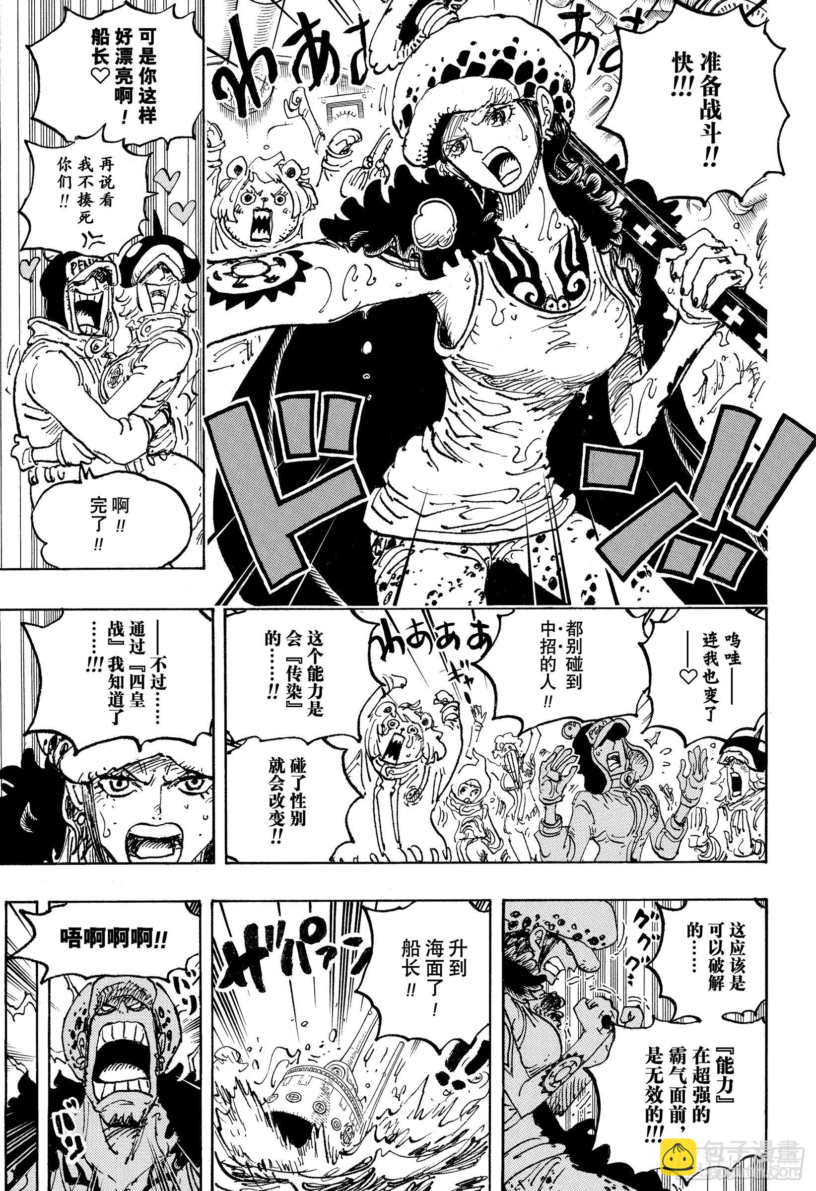 🍹航海王 第1063话 唯一的家人 第11页