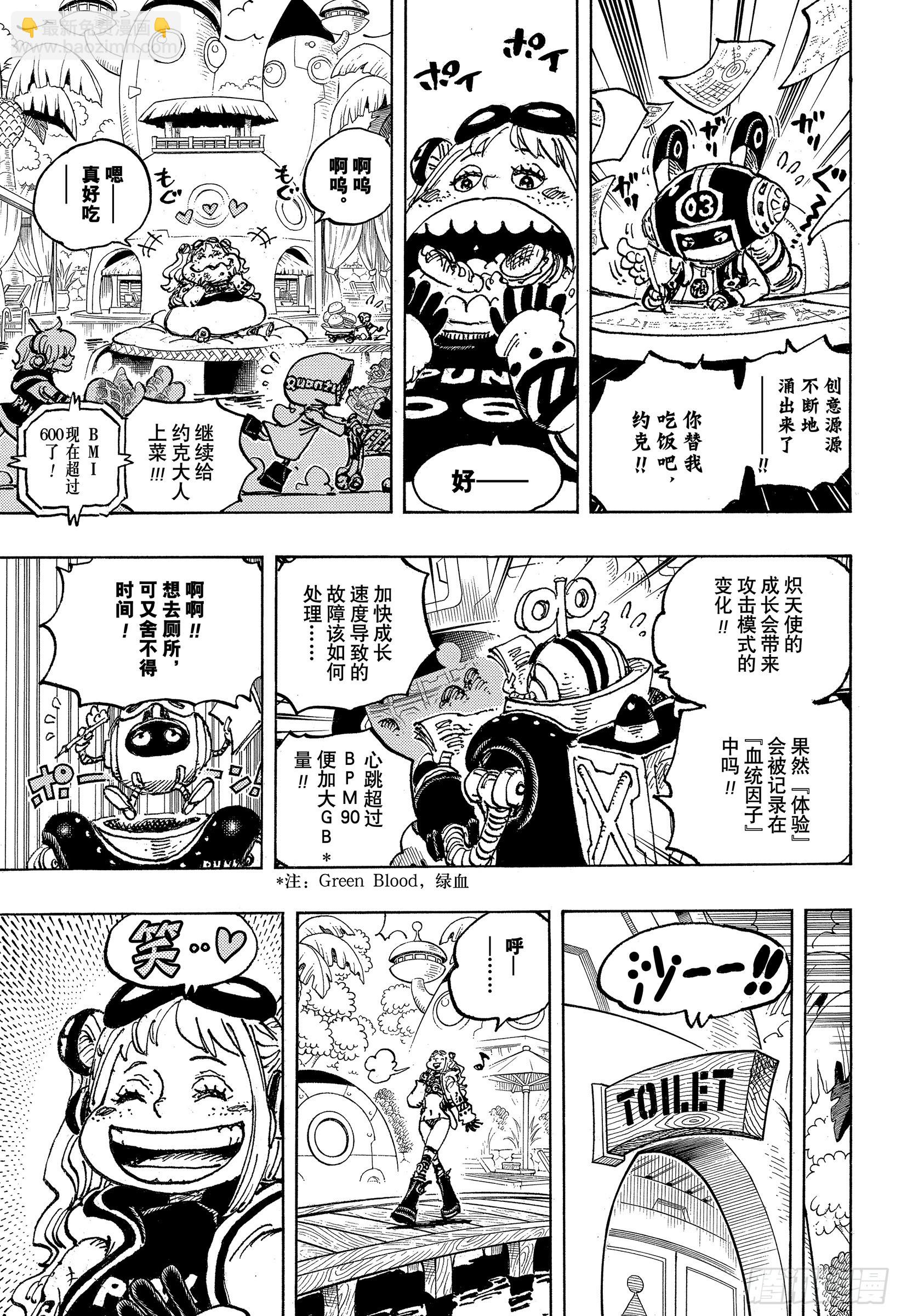 🍹航海王 第1065话 6个贝加班克 第15页