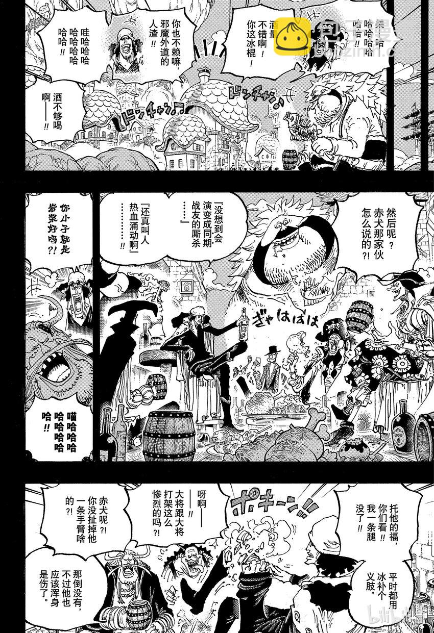 🍹航海王 1081 黑胡子海盗团10号船船长库赞 第10页