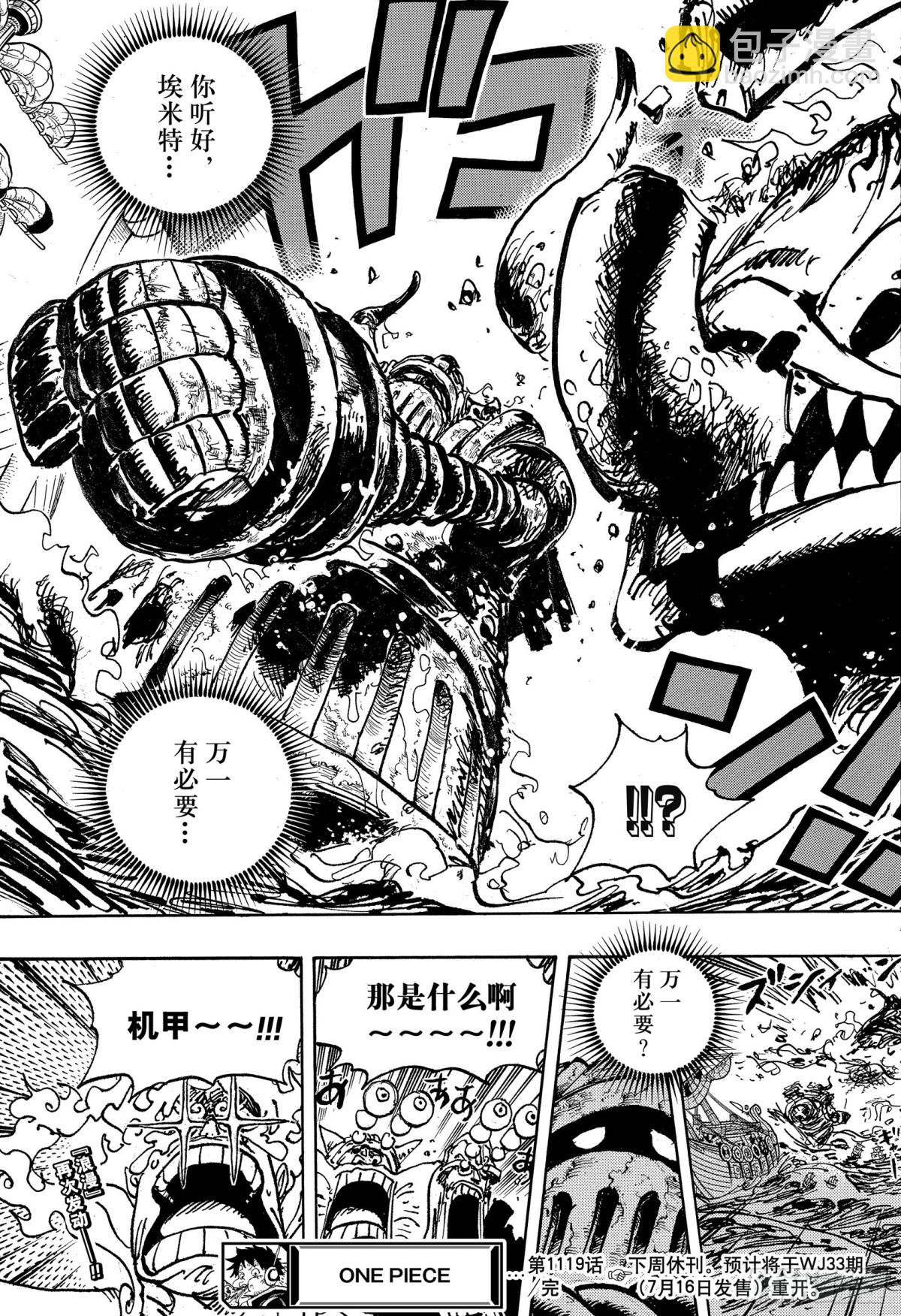 🍹航海王 第1119话 埃米特 第13页