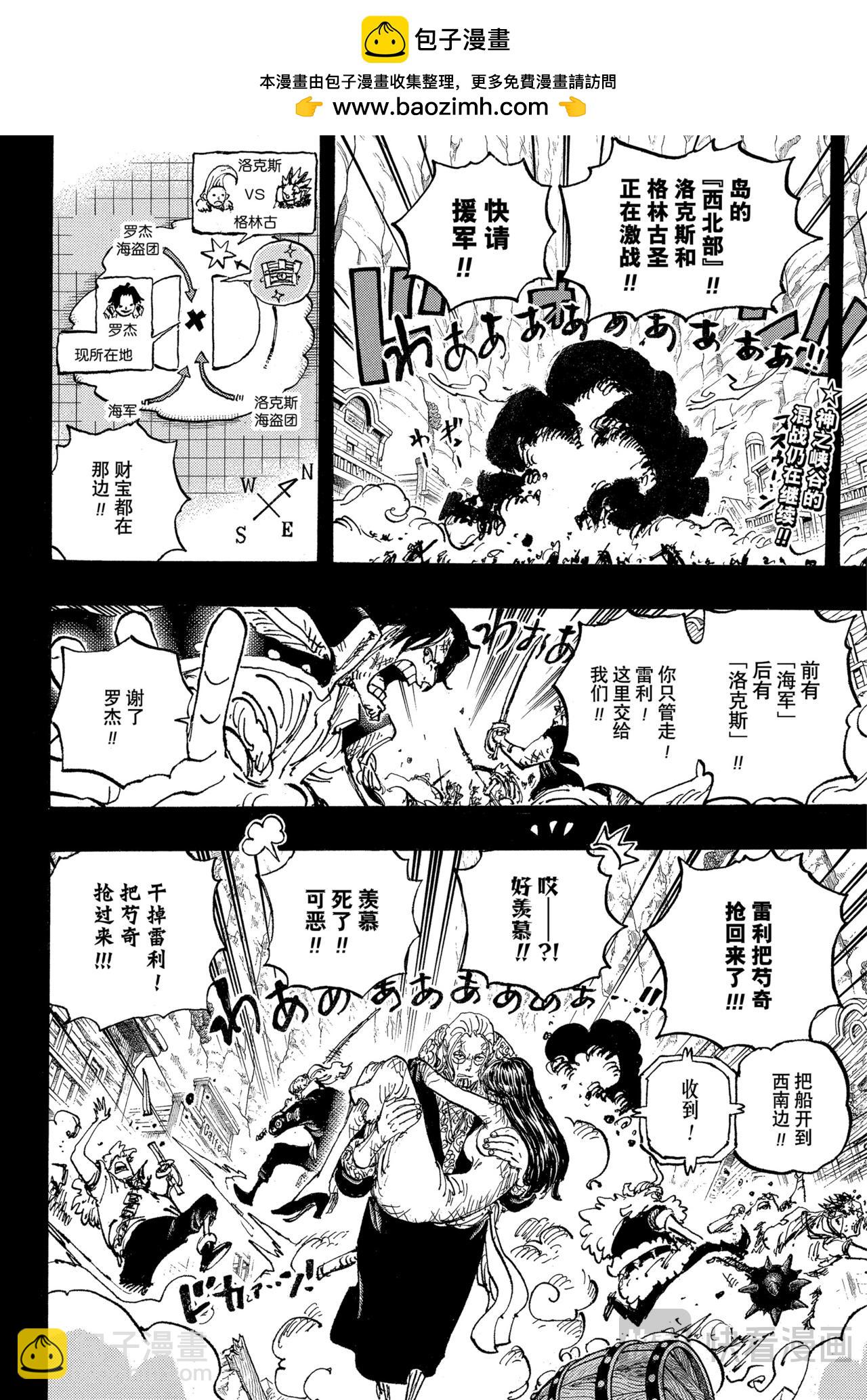 🍹航海王 第1162话 神之峡谷淘汰赛 第2页