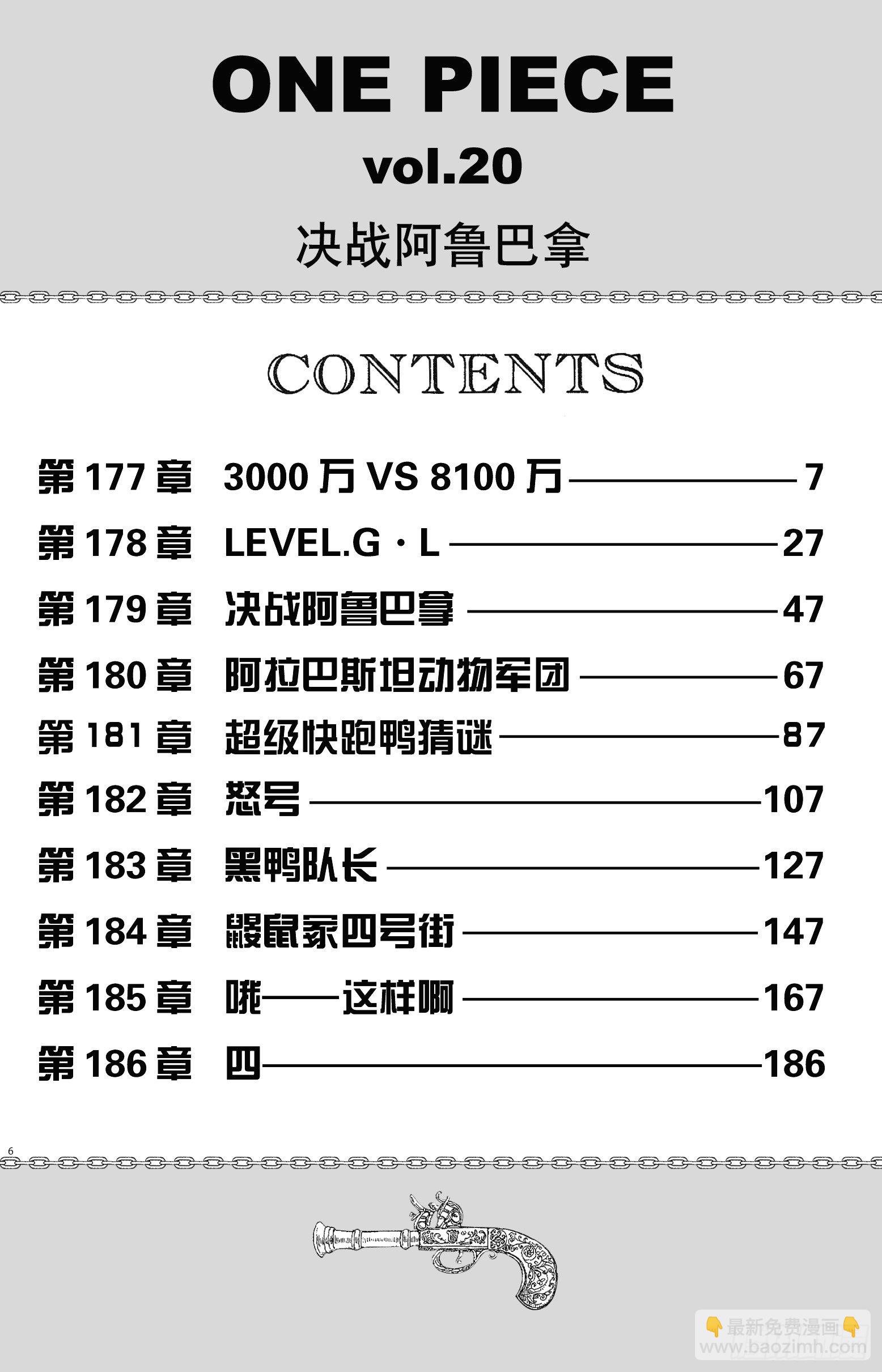 🍹航海王 第177话 3000万VS. 第6页
