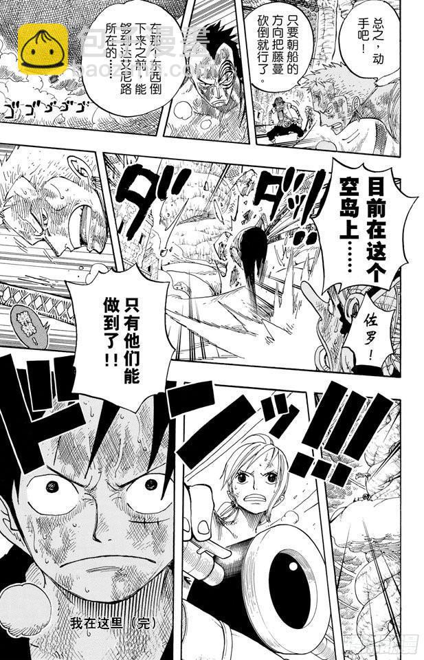 🍹航海王 第295话 巨大藤蔓 第19页