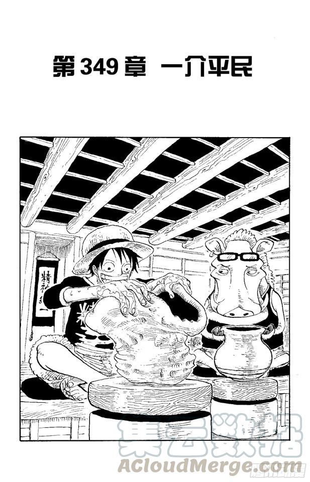 🍹航海王 第349话 一介平民 第1页