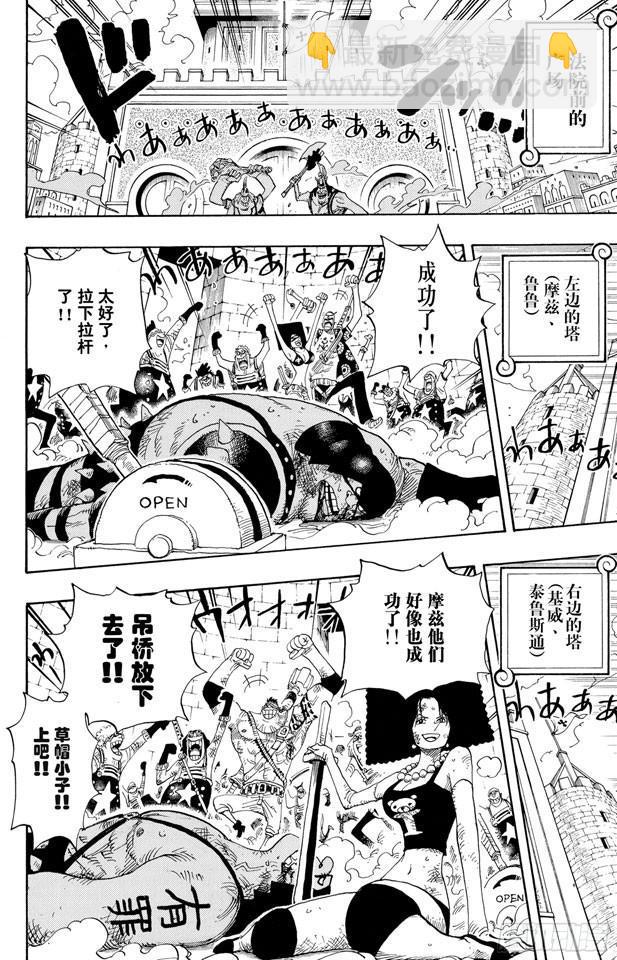 🍹航海王 第399话 飞向瀑布 第4页