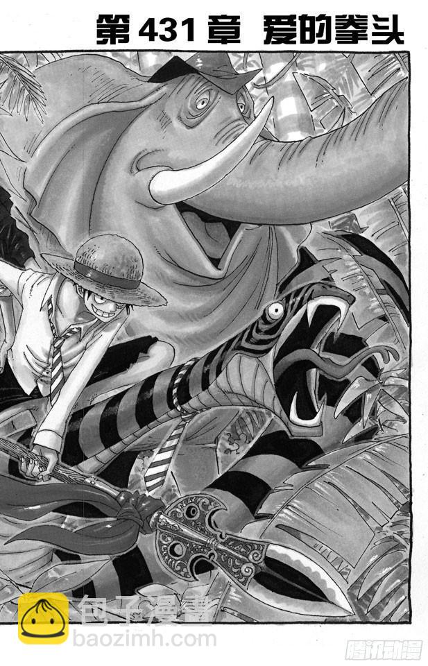 🍹航海王 第431话 爱的拳头 第9页
