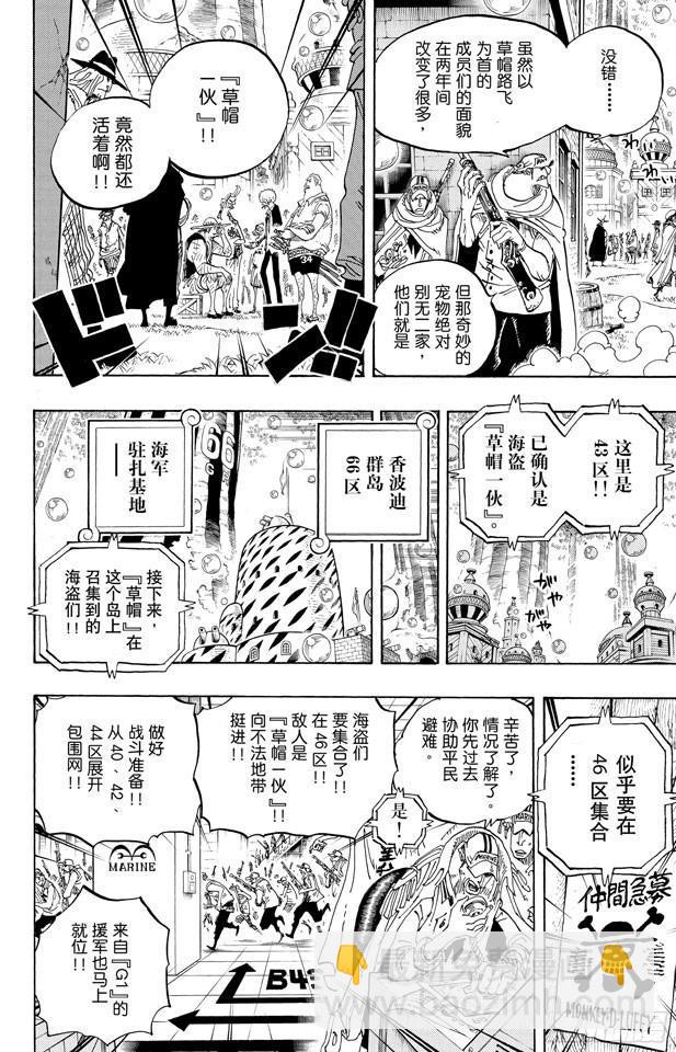 🍹航海王 第599话 九人的海盗 第14页