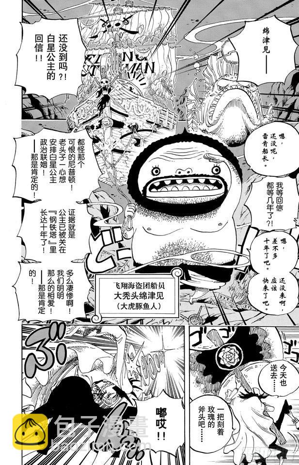 🍹航海王 第613话 硬壳塔里的人鱼公主 第2页