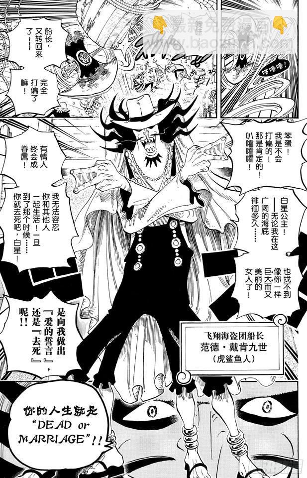 🍹航海王 第613话 硬壳塔里的人鱼公主 第3页