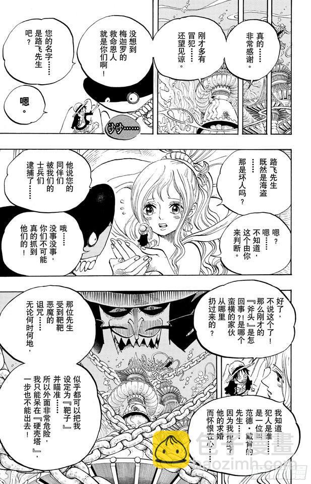 🍹航海王 第613话 硬壳塔里的人鱼公主 第9页