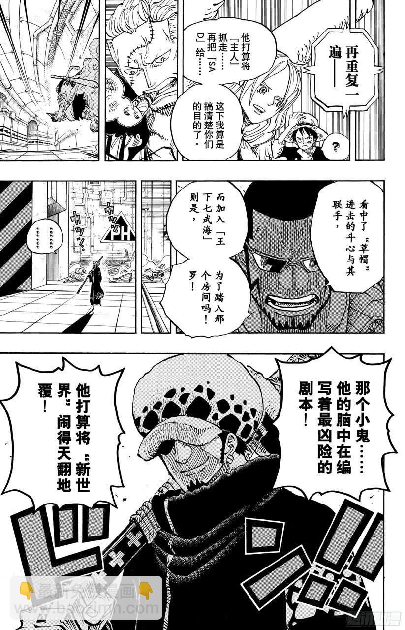 🍹航海王 第681话 路飞vs.M（主人） 第19页