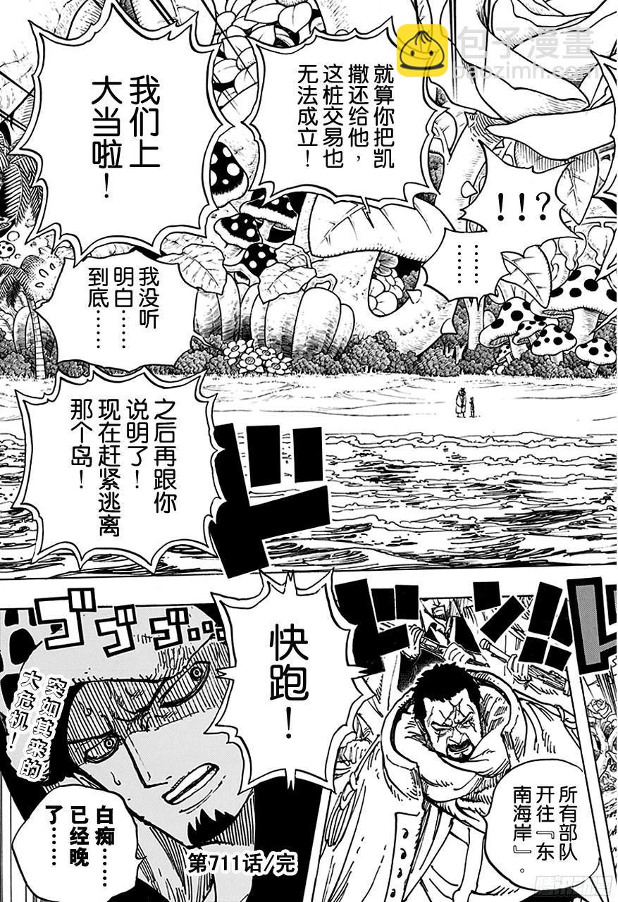 🍹航海王 第711话 小人国的冒险 第19页