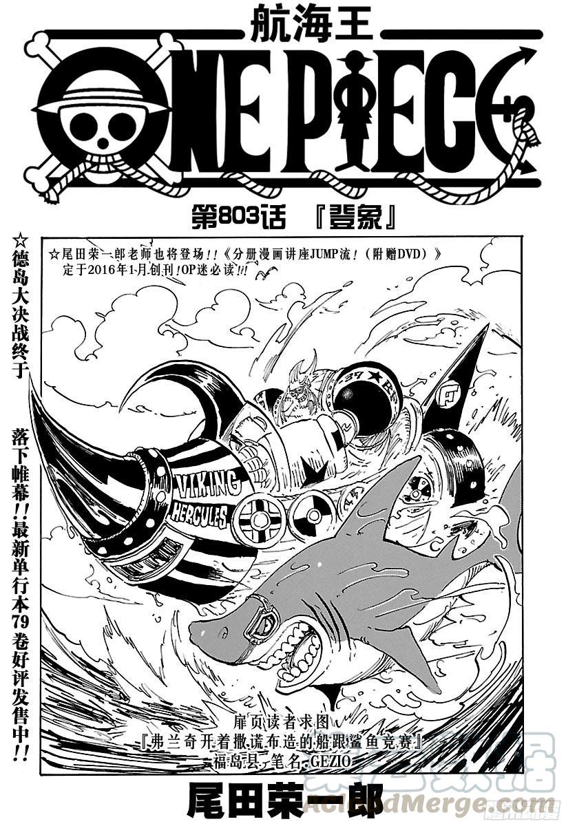 🍹航海王 第803话 登象 第1页
