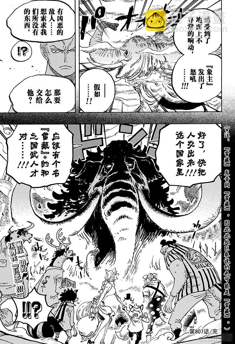 🍹航海王 第807话 10天前 第17页