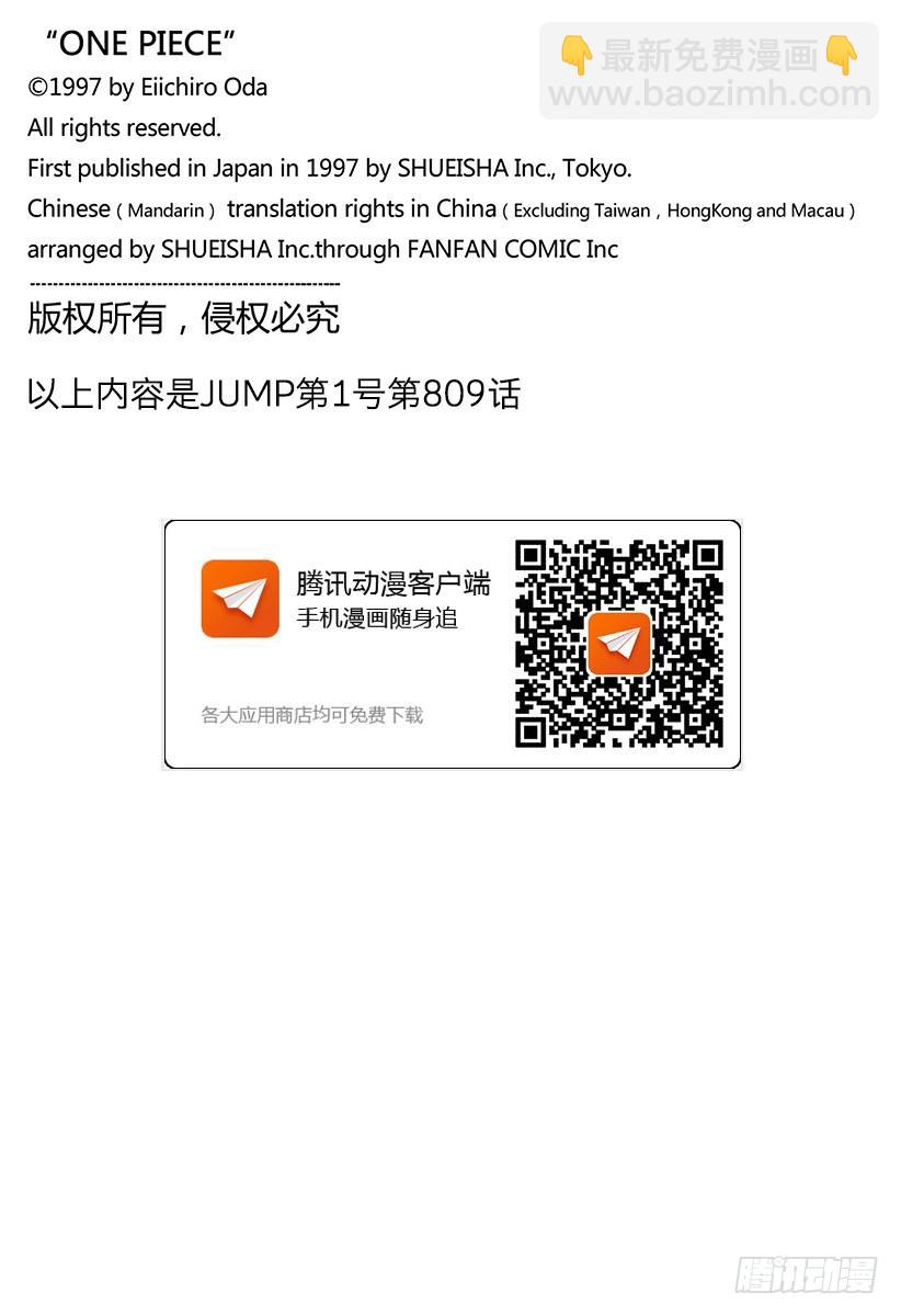 🍹航海王 第809话 猫蝮蛇老大 第20页