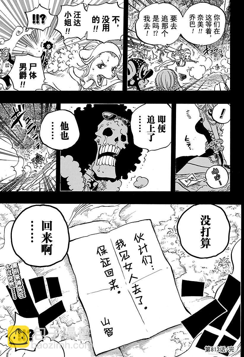🍹航海王 第813话 茶话会的请柬 第17页