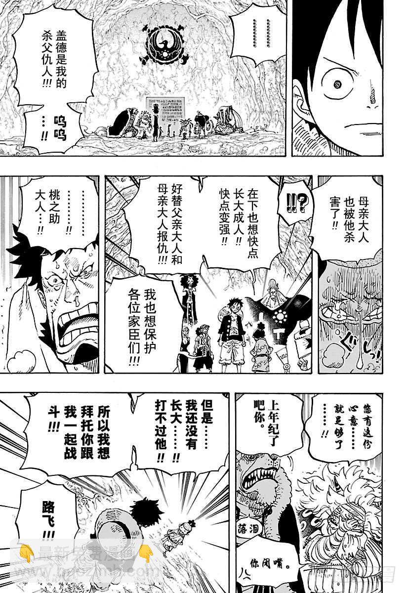 🍹航海王 第819话 光月家继承人·桃之 第11页