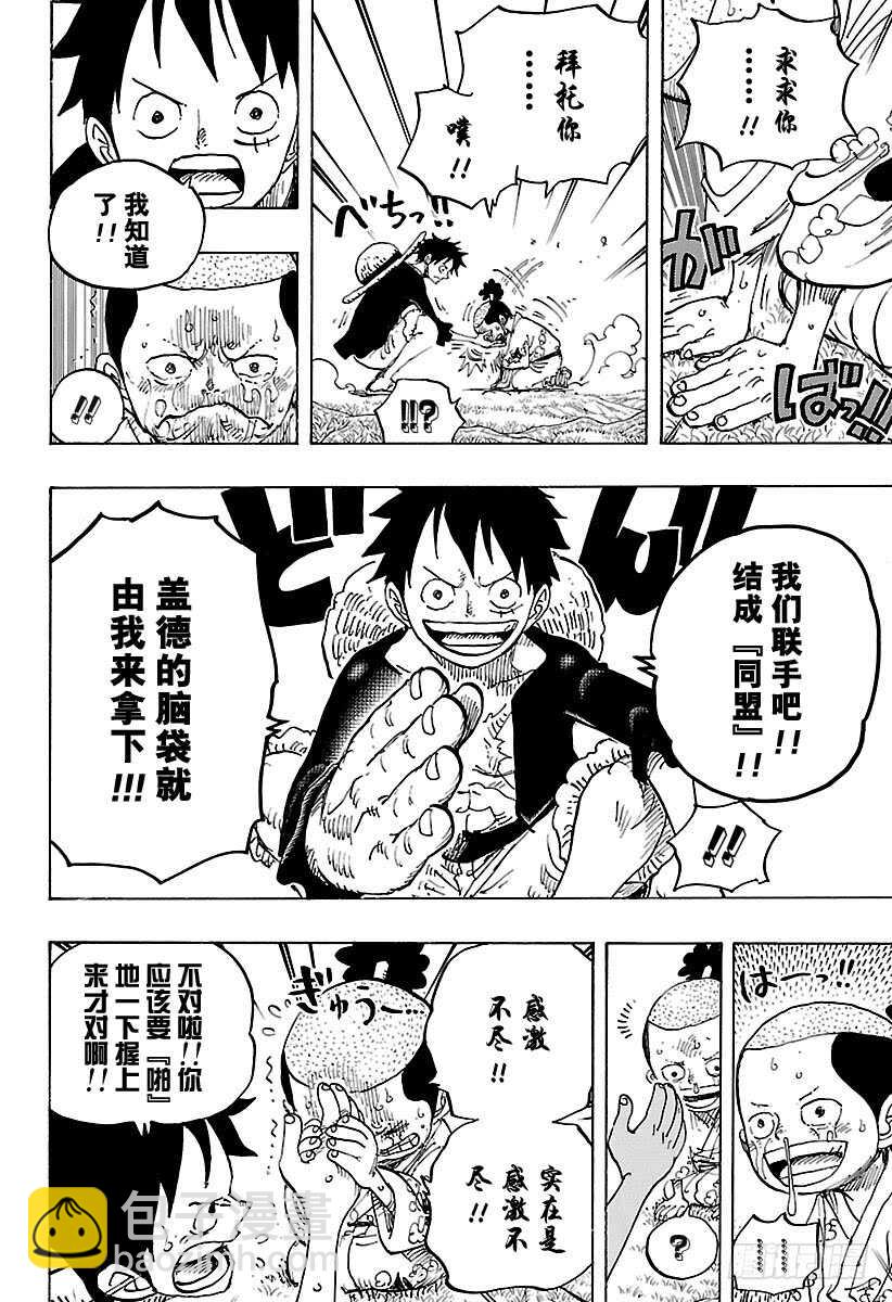 🍹航海王 第819话 光月家继承人·桃之 第12页