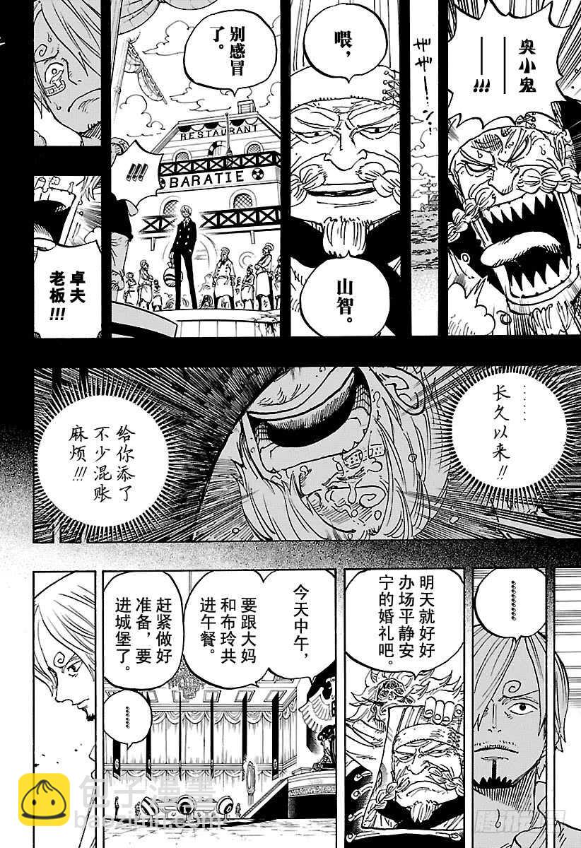 🍹航海王 第839话 给你添了不少混账麻 第14页