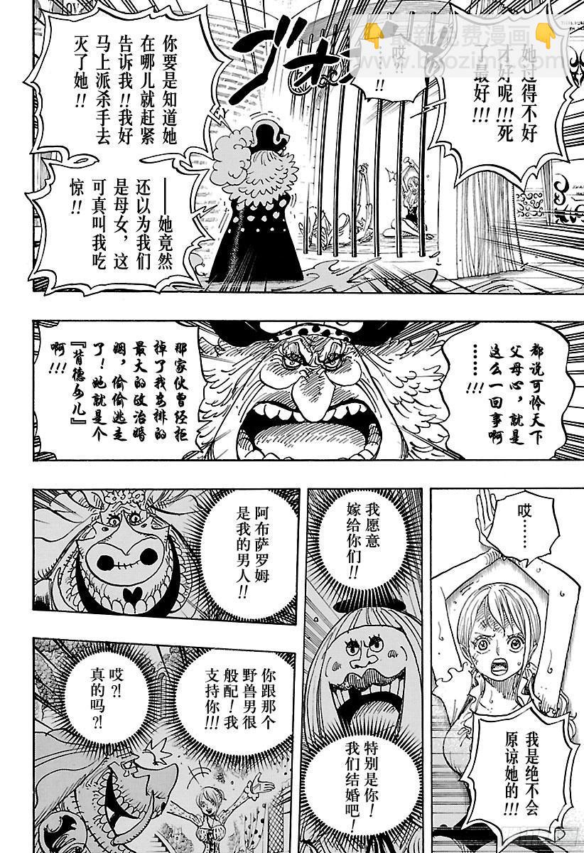 🍹航海王 第847话 路飞和大妈 第14页