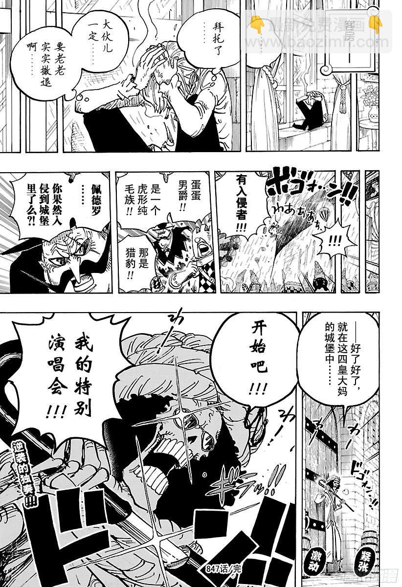 🍹航海王 第847话 路飞和大妈 第17页