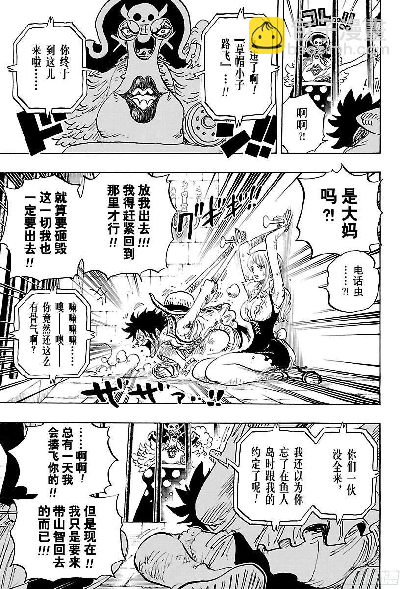 🍹航海王 第847话 路飞和大妈 第9页